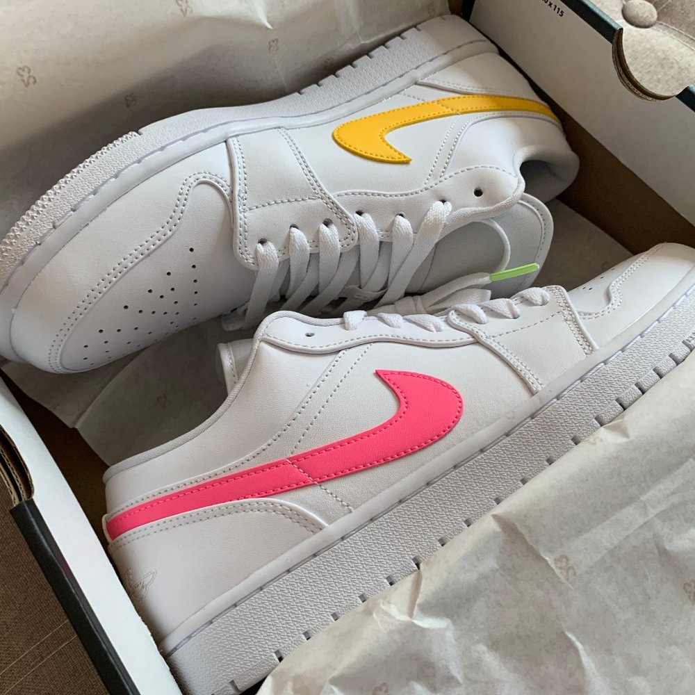 Air Jordan 1 Low 'White Multi-Color'